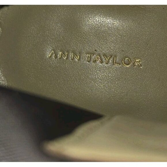 Ann Taylor Gray Grey Faux Suede Camden Knee High Block Heel Boots 10 M Womens Ta main image 6